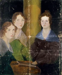 Porträt der Brontë-Schwestern, ca. 1834